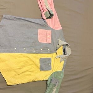 Ralph Lauren Classic Fit Blue and Yellow Polo